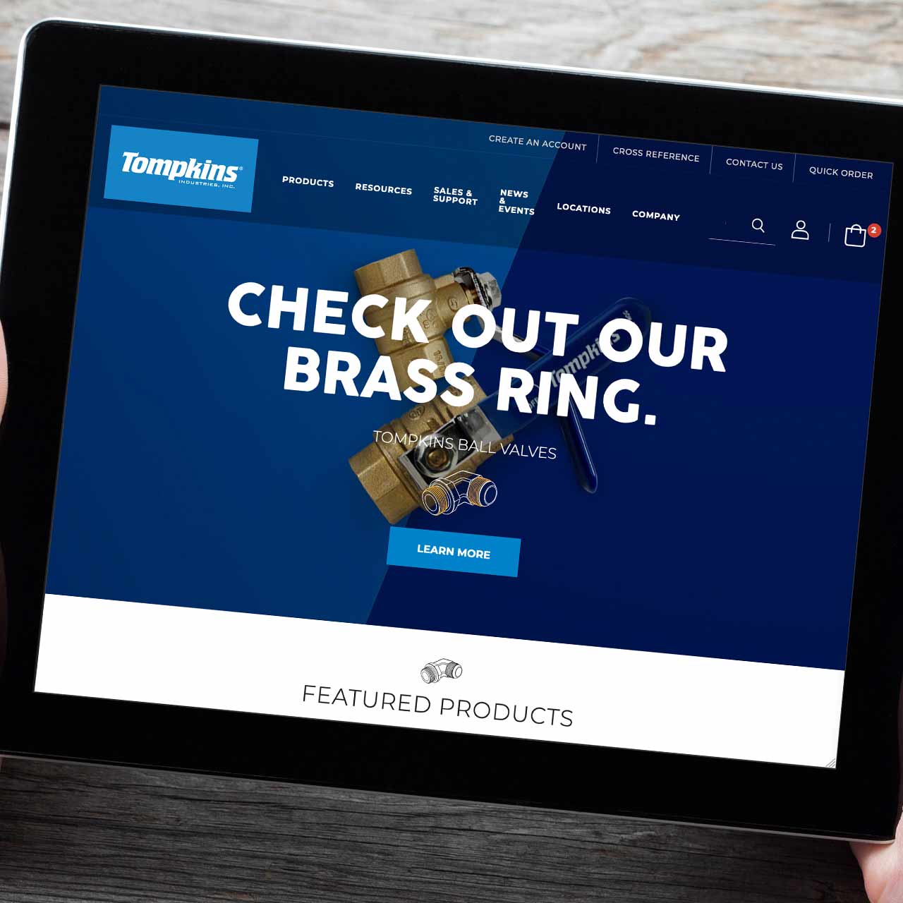 Tompkins Industries Website